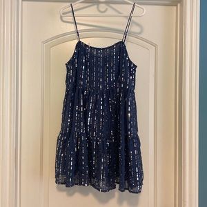 Sparkly Navy Blue Urban Outfitters Dress